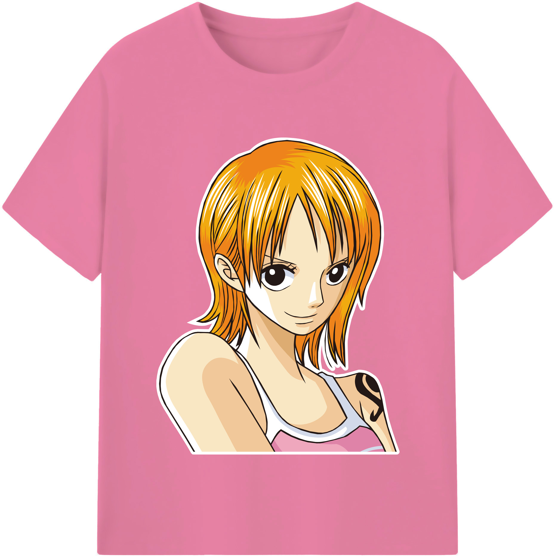 ワンピース ナミ ONE PIECE Nami 綿100％半袖Tシャツ（フロントプリント）